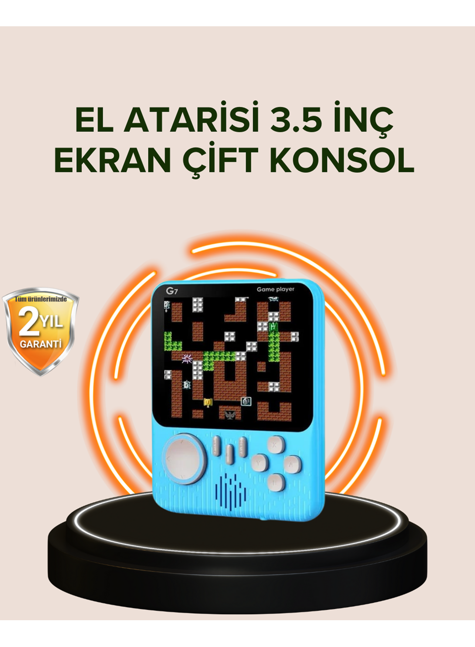 TV Bağlantılı Çift Oyunculu Şarjlı Retro Gamepad Seti