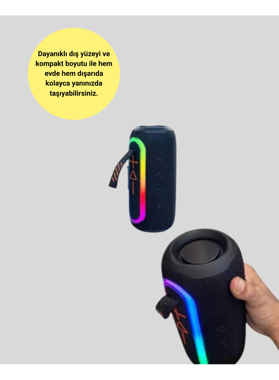 Uzun Pil Ömürlü Bluetooth 5.1 Hoparlör