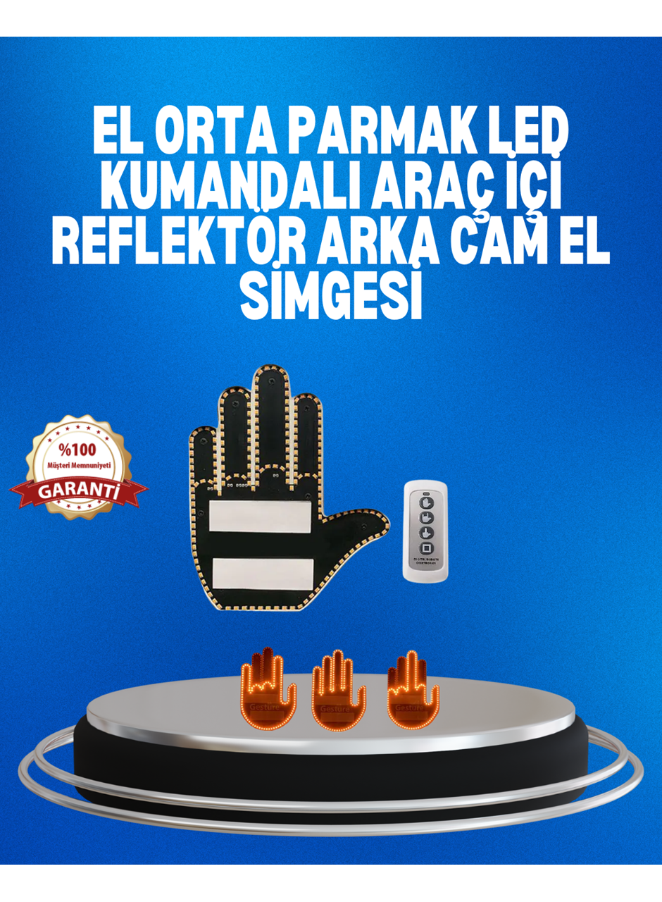 2025 Orijinal LED El Park Uyarı Sistemi Uzaktan Kumandalı