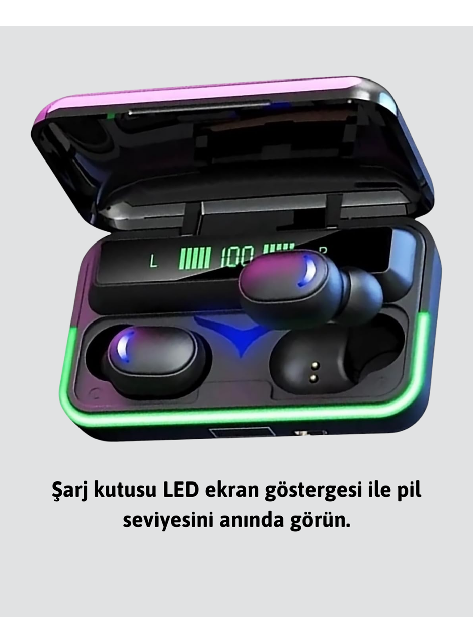 E10 Powerbanklı Bluetooth Kulaklık Oyun Modu ve Şık Tasarım
