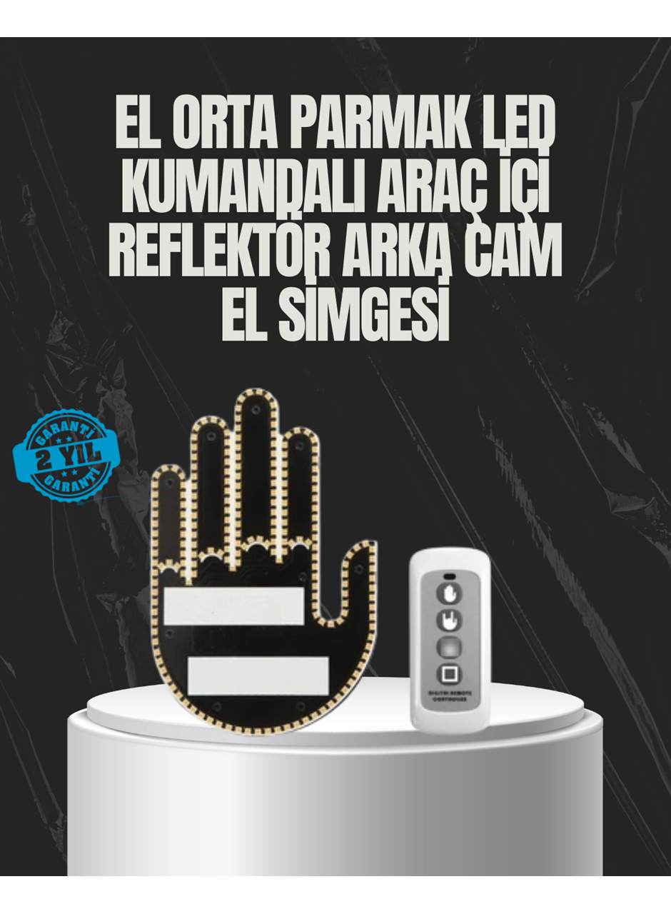 Uzaktan Kumandalı LED El Park Uyarı Cihazı 2025 Model A Kalite