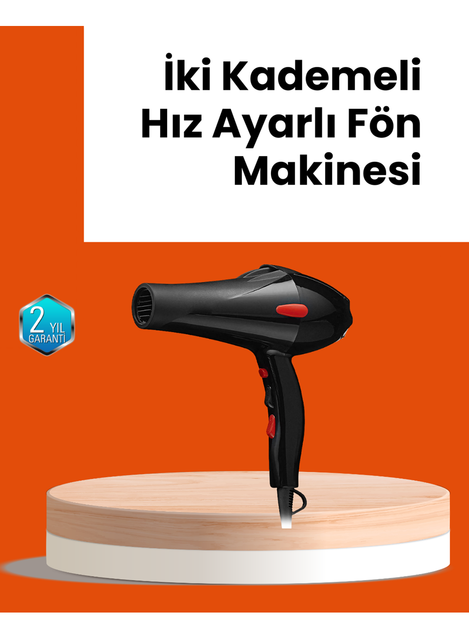 Hızlı Kurutma ve Şekillendirme İçin Profesyonel Saç Kurutma Makinesi