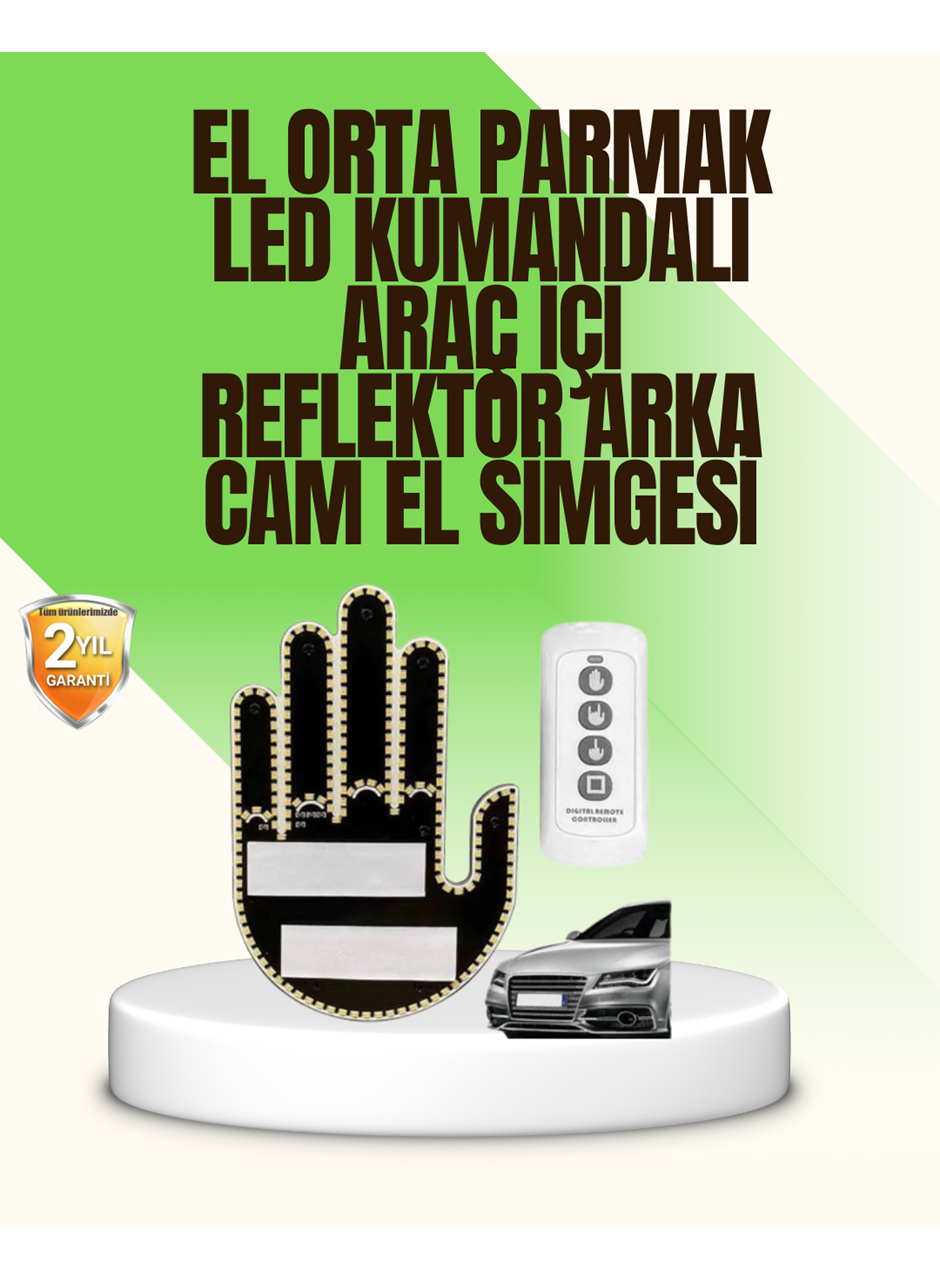 Uzaktan Kumandalı LED El Park Uyarı Cihazı Suya Dayanıklı Enerji Tasarruflu