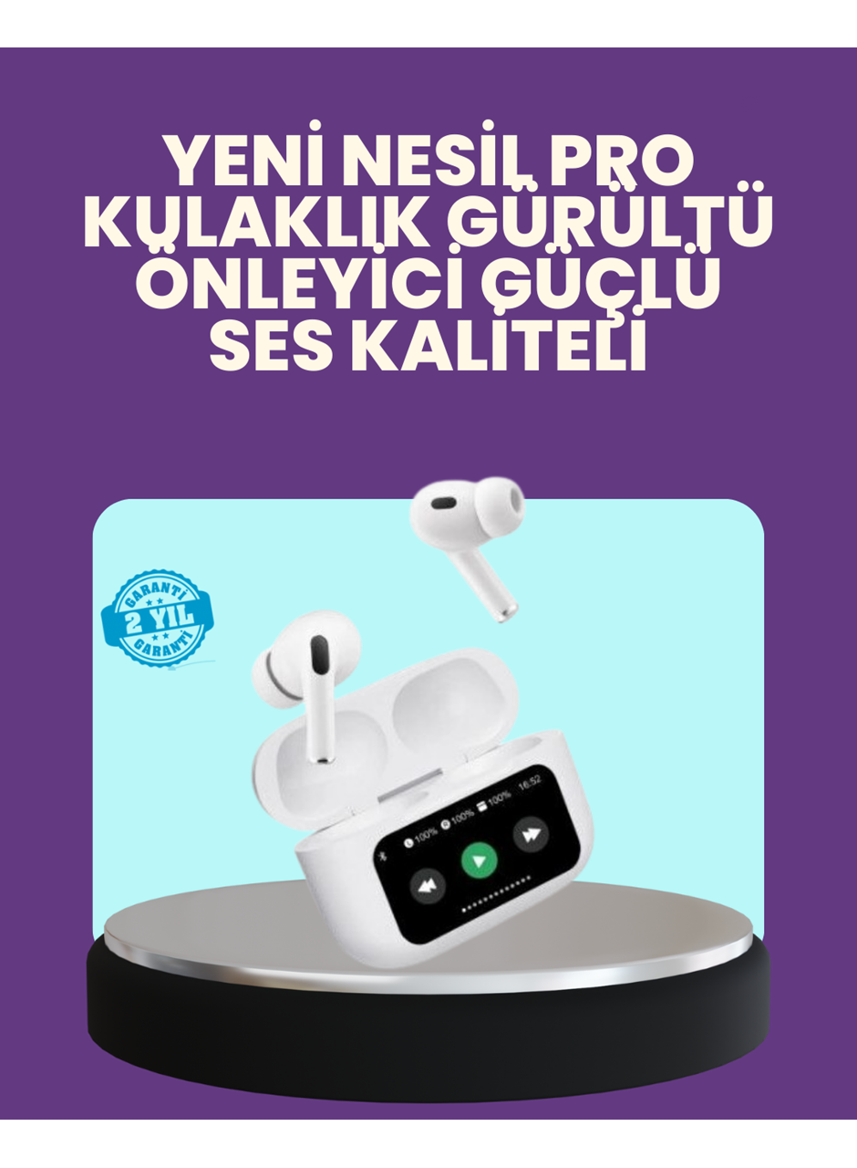 Tüm Telefonlarla Uyumlu ANC Özellikli Dokunmatik Bluetooth Kulaklık