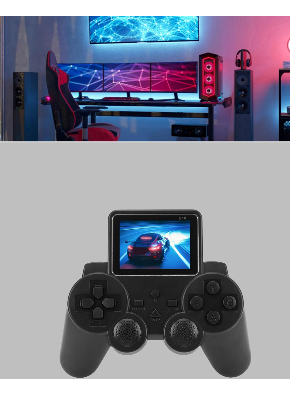 S10 Gamepad HDMI TV Bağlantılı 520 Klasik Retro Oyun 2025 Seri Orijinal