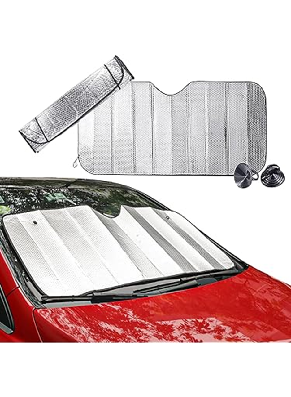 Araç Ön Cam Katlanabilir Güneşlik Isı Yansıma Önleyici Dacia Duster Honda Civic Ford Focus Skoda Superb