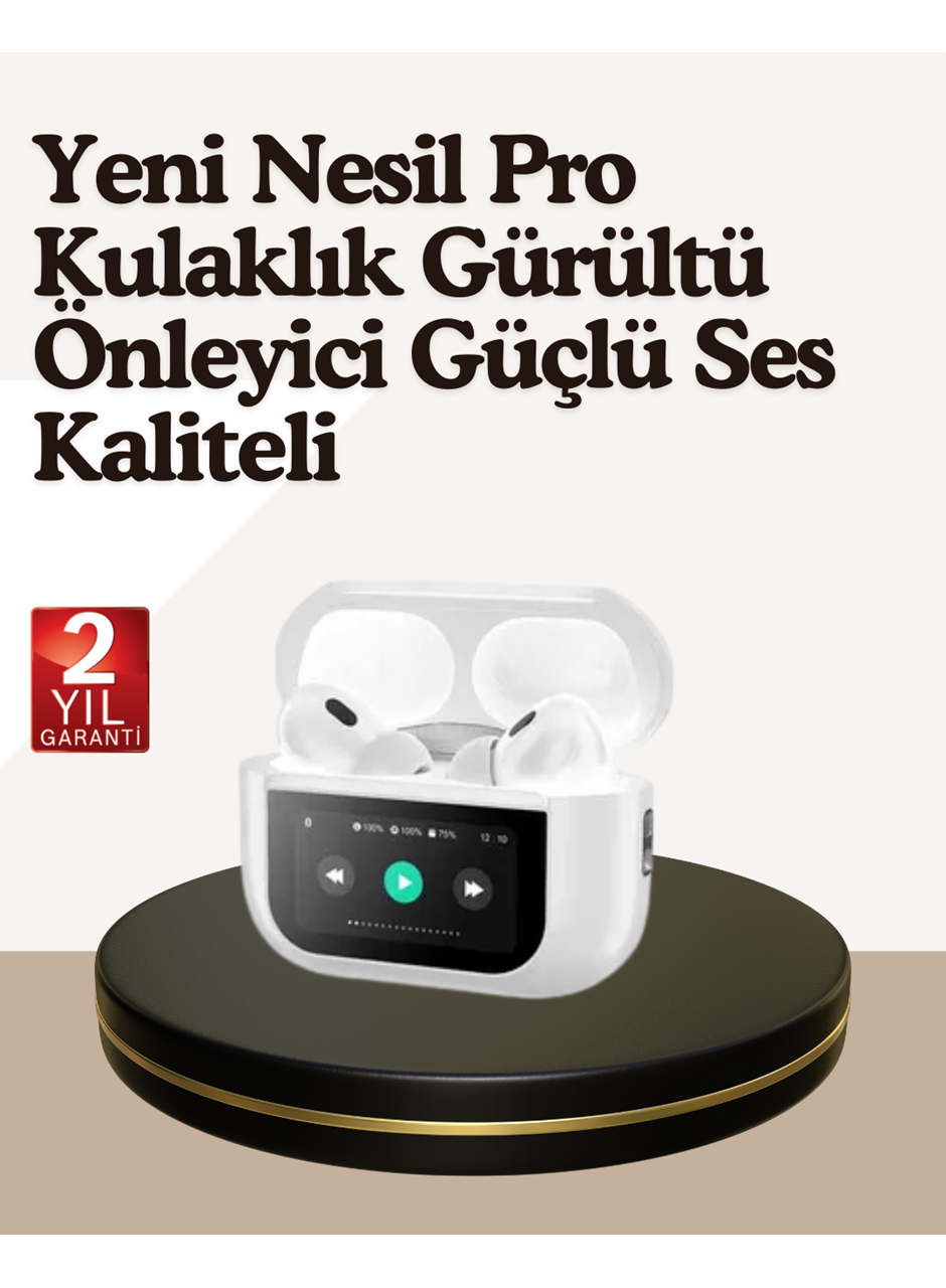 Dokunmatik Kontrollü Gürültü Önleyici Bluetooth Kulaklık Şarj Göstergeli