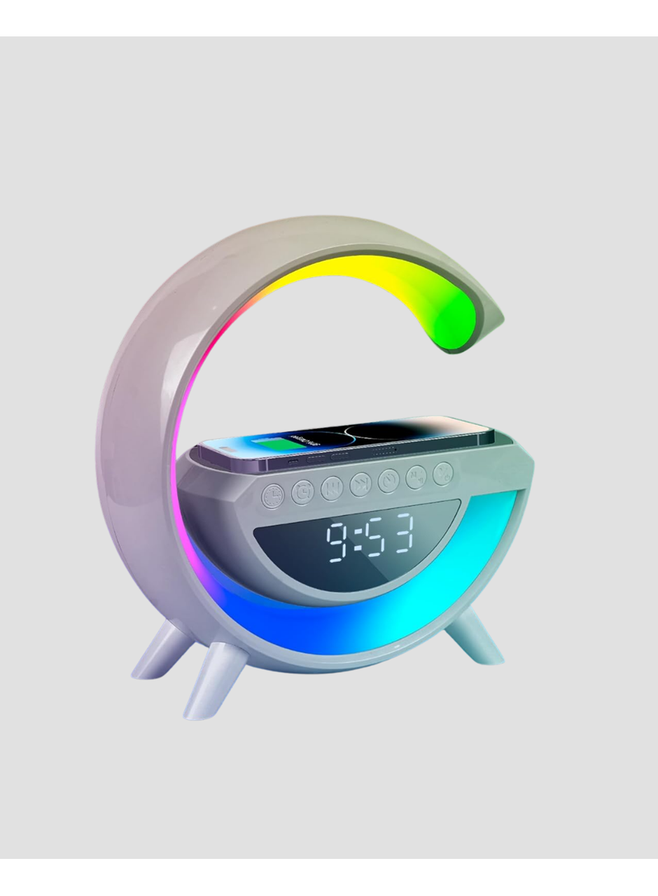 15W Hızlı Şarj Destekli LED Atmosfer Işığı ve Alarm Fonksiyonlu Lamba