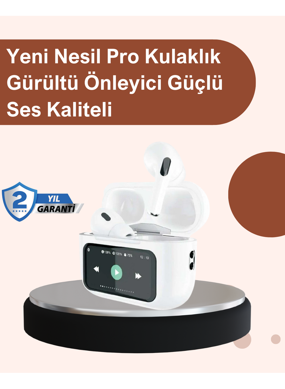 Otomatik Bağlantılı Bluetooth Kulaklık ANC Özellikli Su ve Ter Dayanıklı