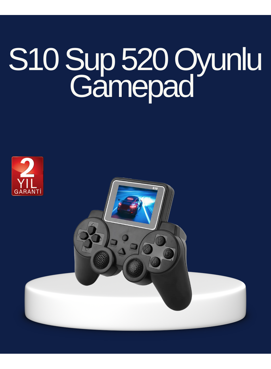 2025 S10 Gamepad 520 Klasik Retro Oyunlu TV Bağlantılı A Kalite Orijinal
