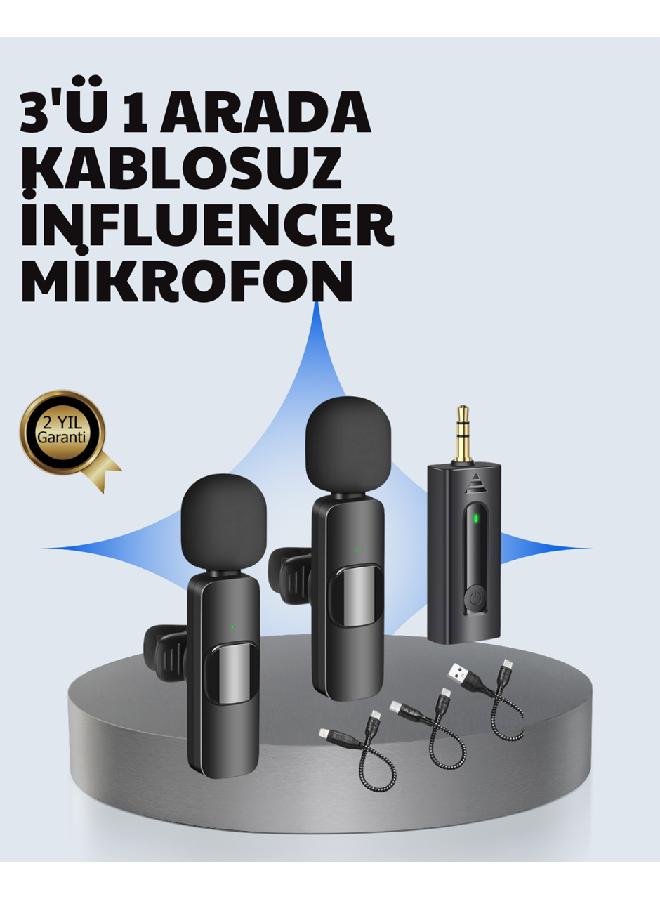 Mobil Uyumlu Mikrofon - Dış Mekân İçin İdeal