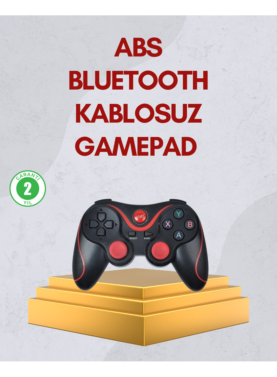 Ergonomik Tasarımlı Kablosuz Bluetooth Gamepad Titreşimli
