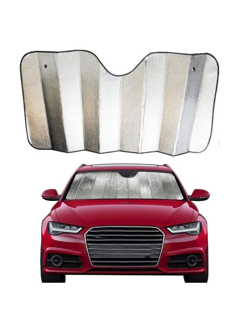 Araç Ön Cam Katlanabilir Güneşlik UV ve Isı Koruma Renault Megane Fiat Egea Hyundai i20 Opel Astra