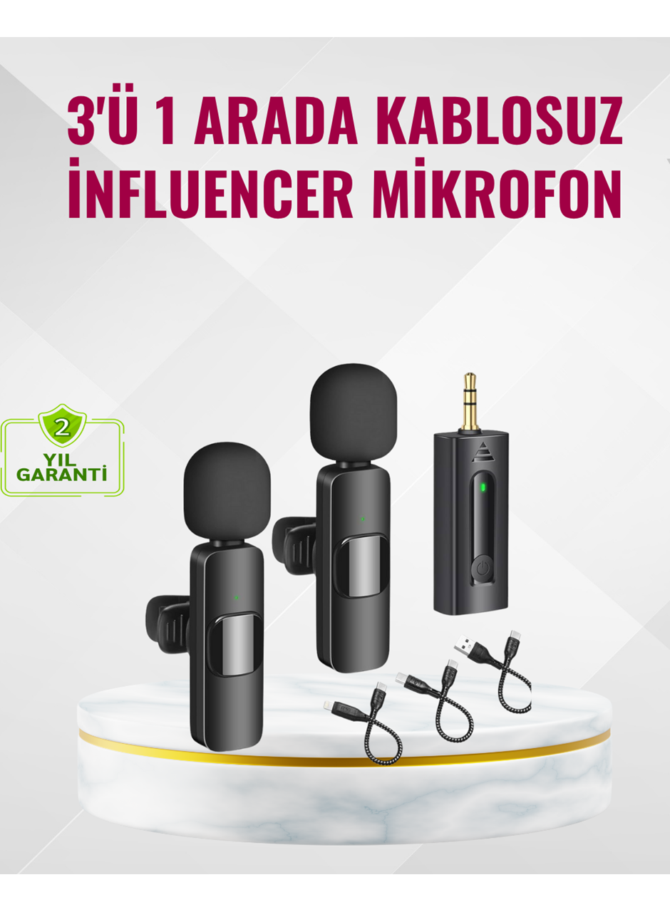 Küçük Boyutlu Mikrofon - 8 Saat Kullanım