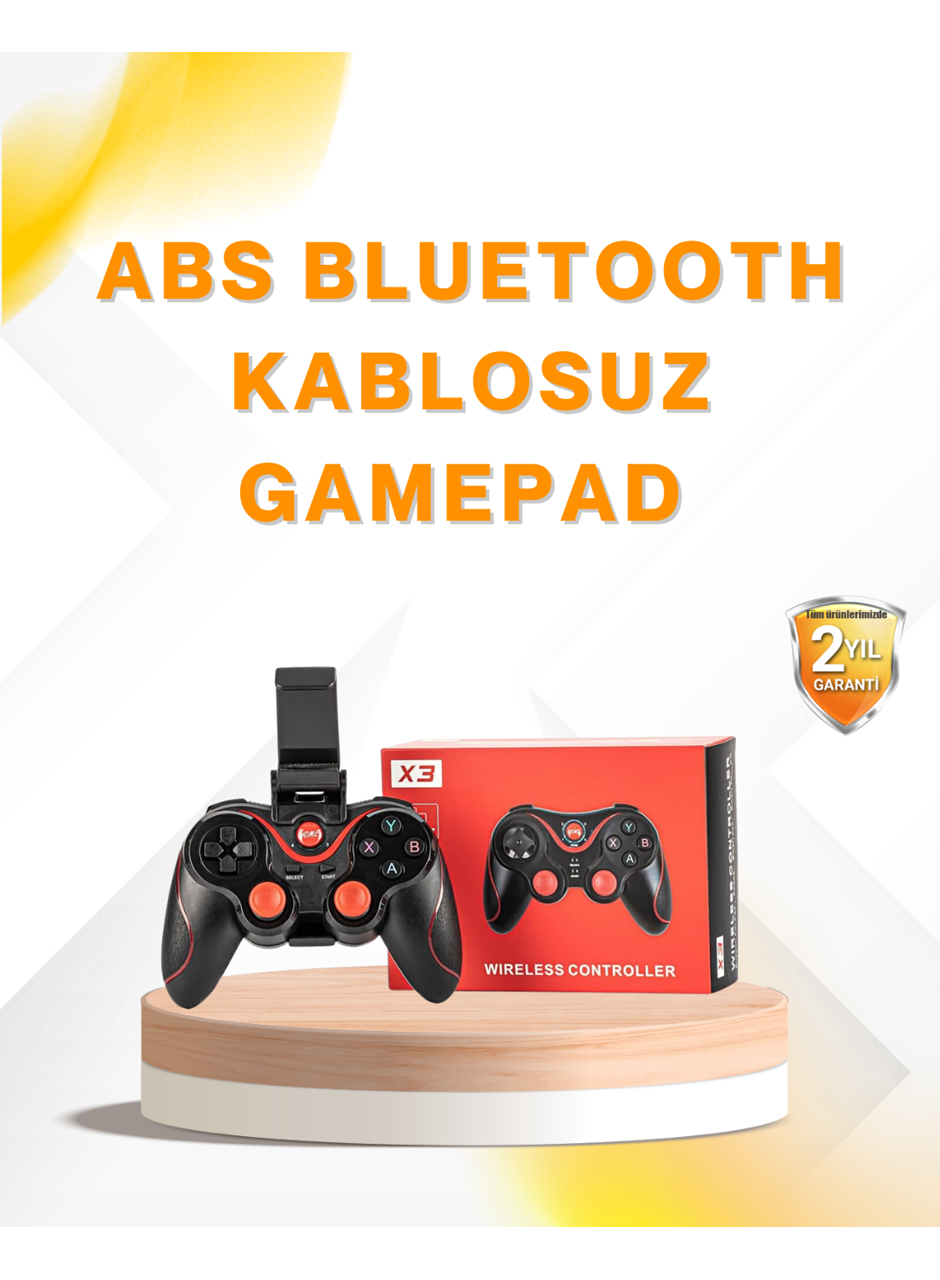 Kablosuz Bluetooth Gamepad PC Android TV Uyumlu Oyun Kumandası