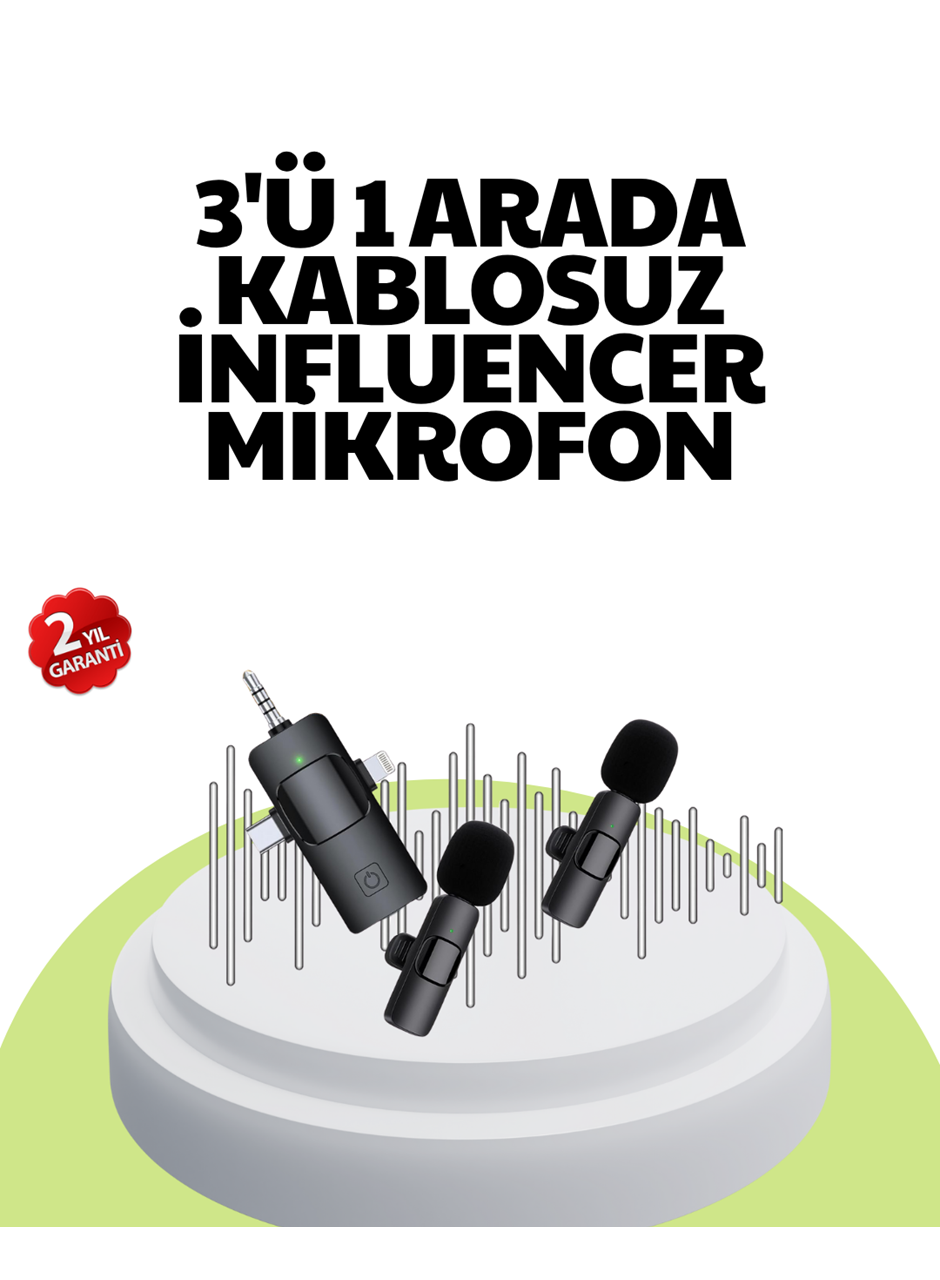 Çok Yönlü Mikrofon - Net Ses, Uzun Pil