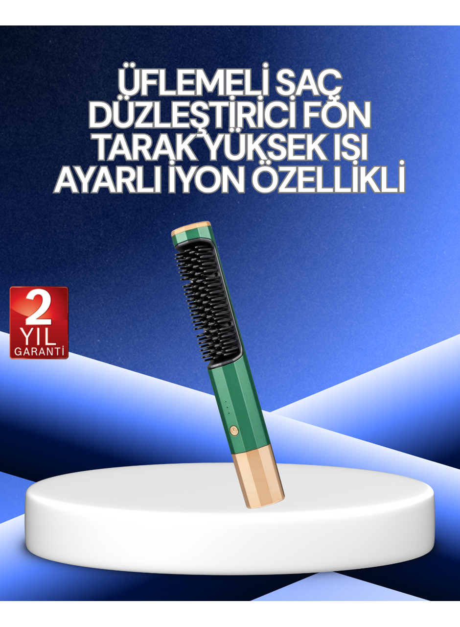 3’ü 1 Arada Saç Şekillendirme Seti – Kurutma, Düzleştirme, Tarama