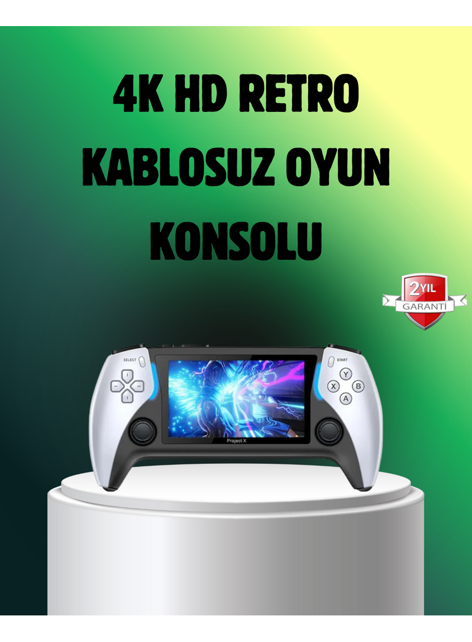 Şarjlı 4 Saat Oyun Süreli TV Bağlantılı Retro Oyun Konsolu