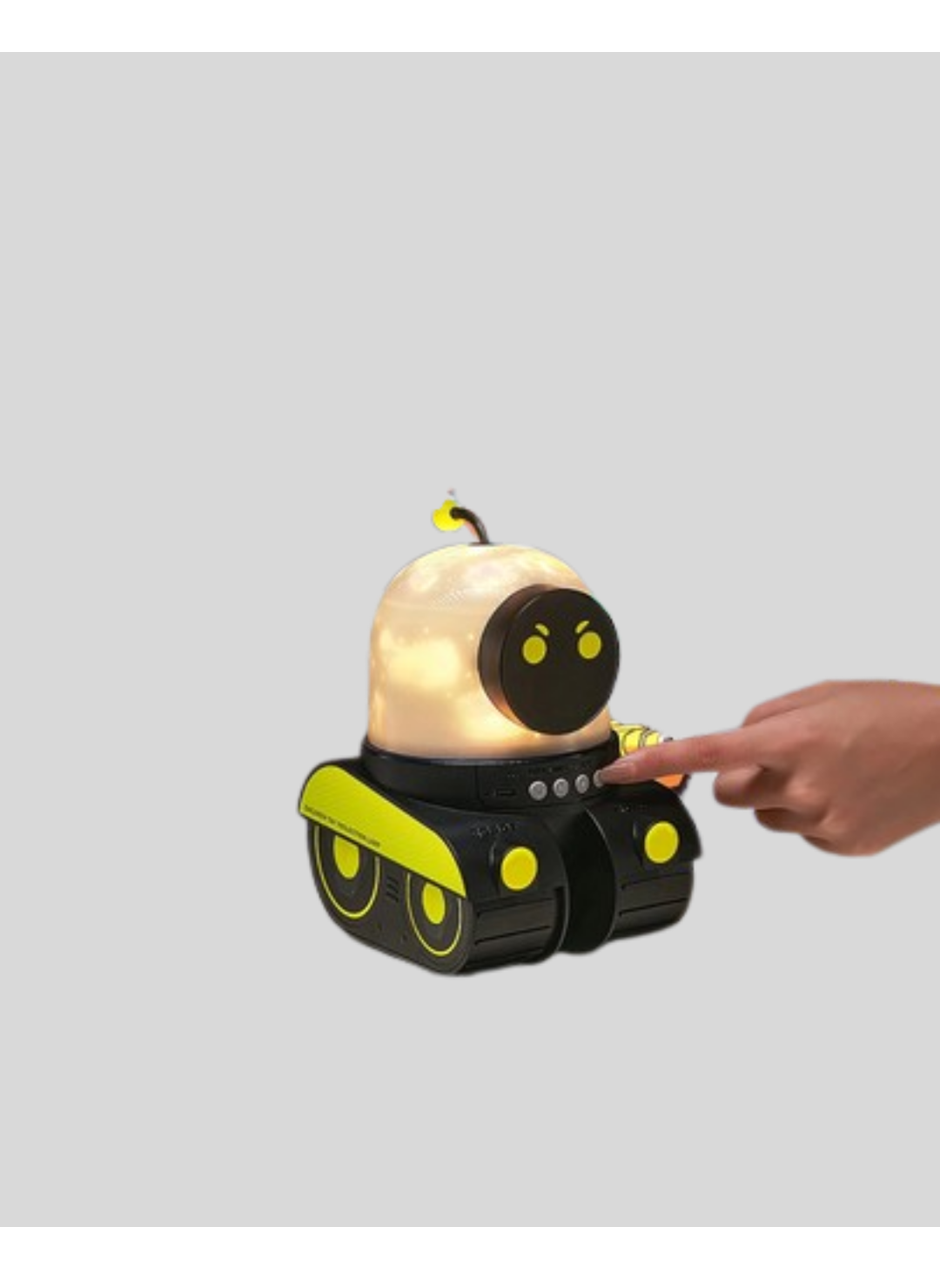 Çocuk Odası İçin Müzikli ve Işıklı Robot Projektör