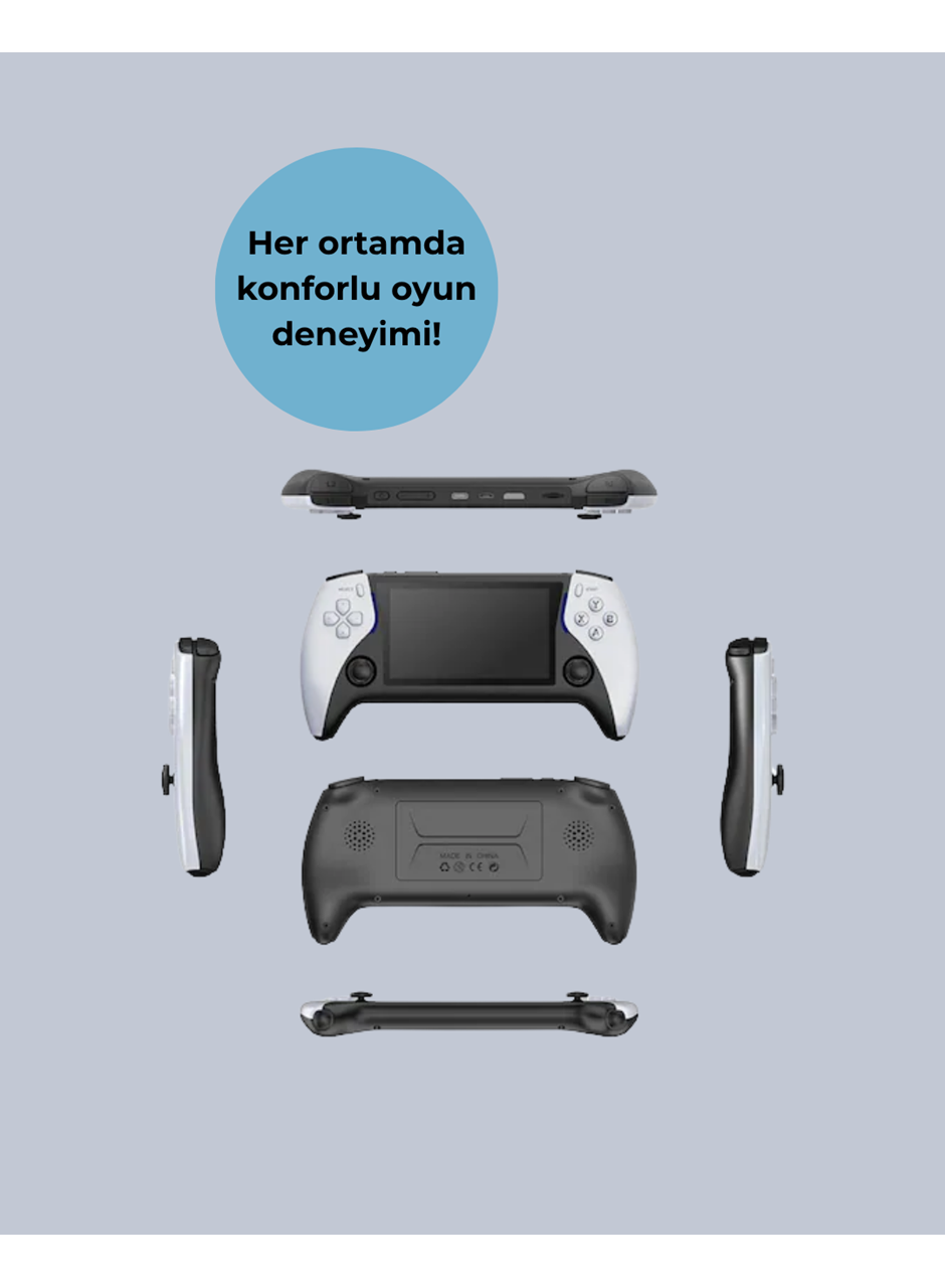 Kompakt ve Hafif Retro Oyun Konsolu 1000 Klasik Oyun Dahil