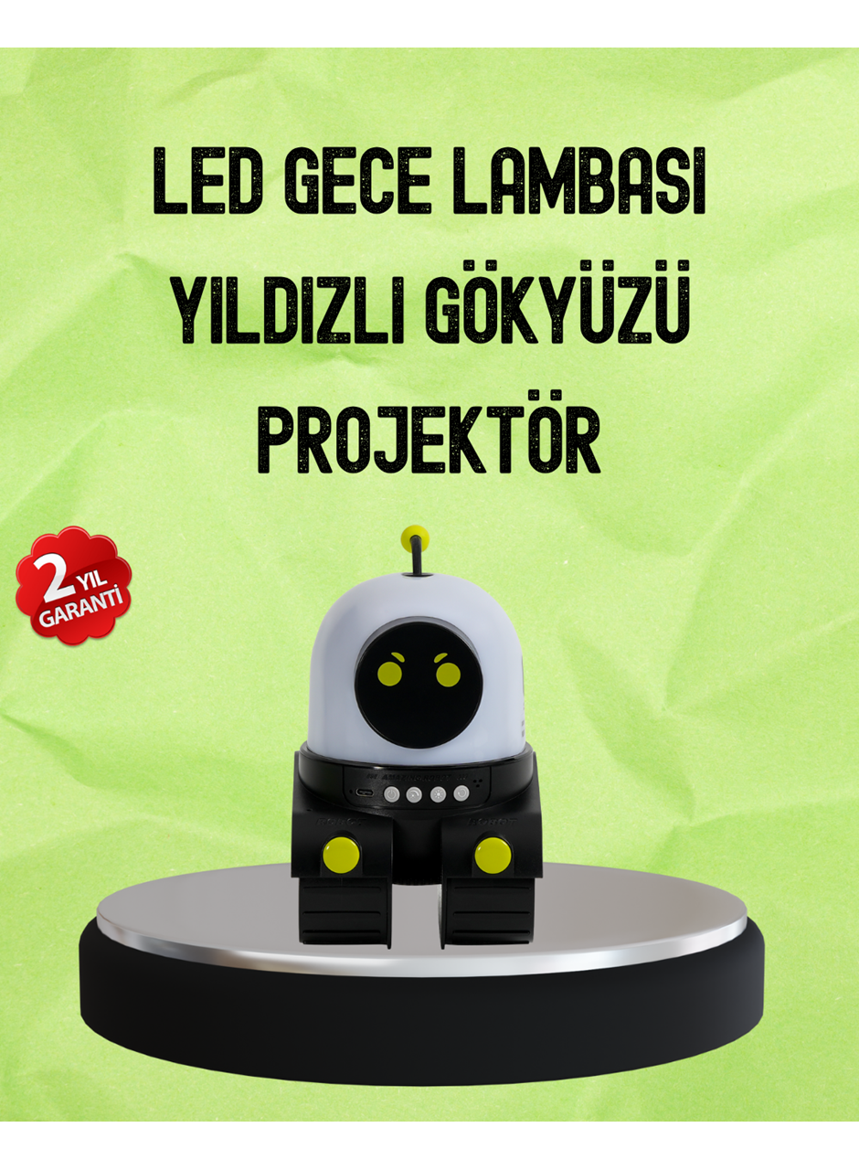 Bluetooth Bağlantılı Yüksek Çözünürlüklü Galaksi Projektör