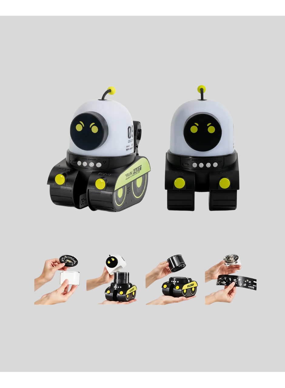 Robot Tasarımlı Bluetooth Hoparlörlü Yıldızlı Gökyüzü Projektör