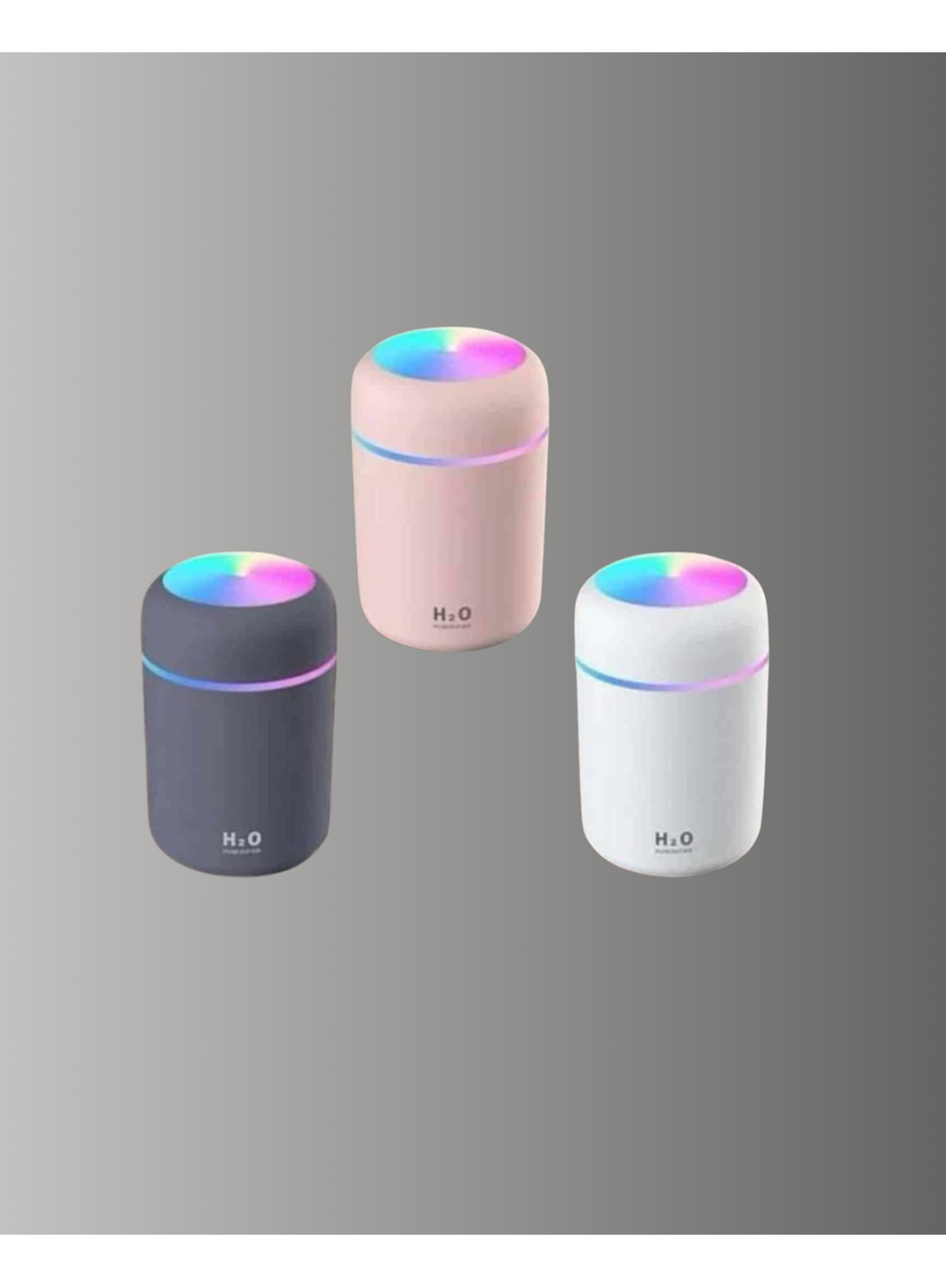 LED Işıklı Sessiz Masaüstü Nemlendirici – 3 Buhar Modu