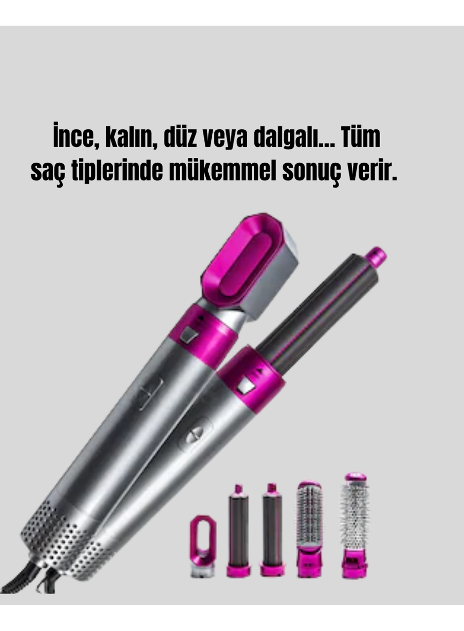 Çok Fonksiyonlu Saç Kurutma ve Şekillendirme Makinesi 5 Başlık