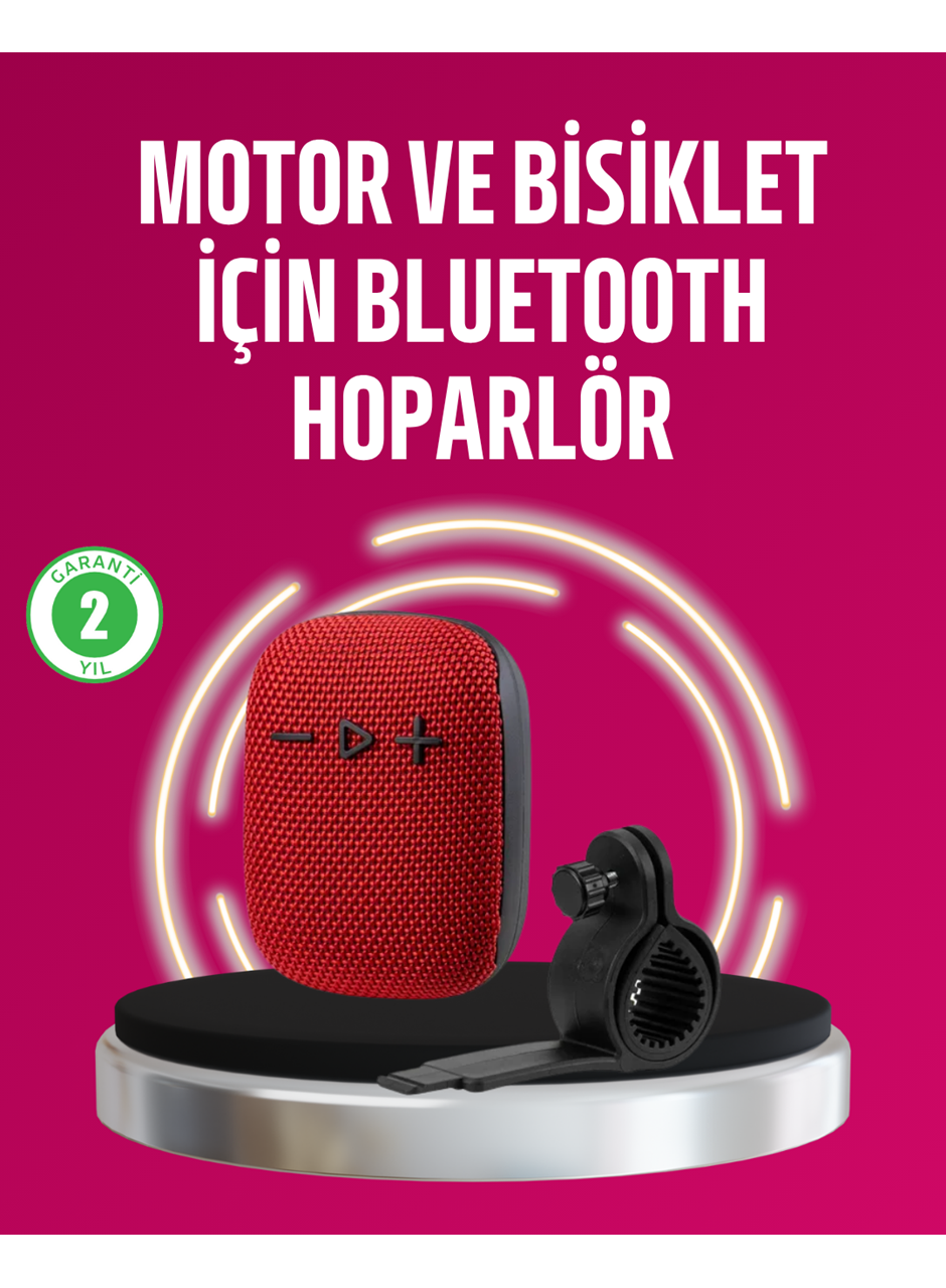Taşınabilir Bluetooth Hoparlör Suya Dayanıklı Kumaş Kaplama