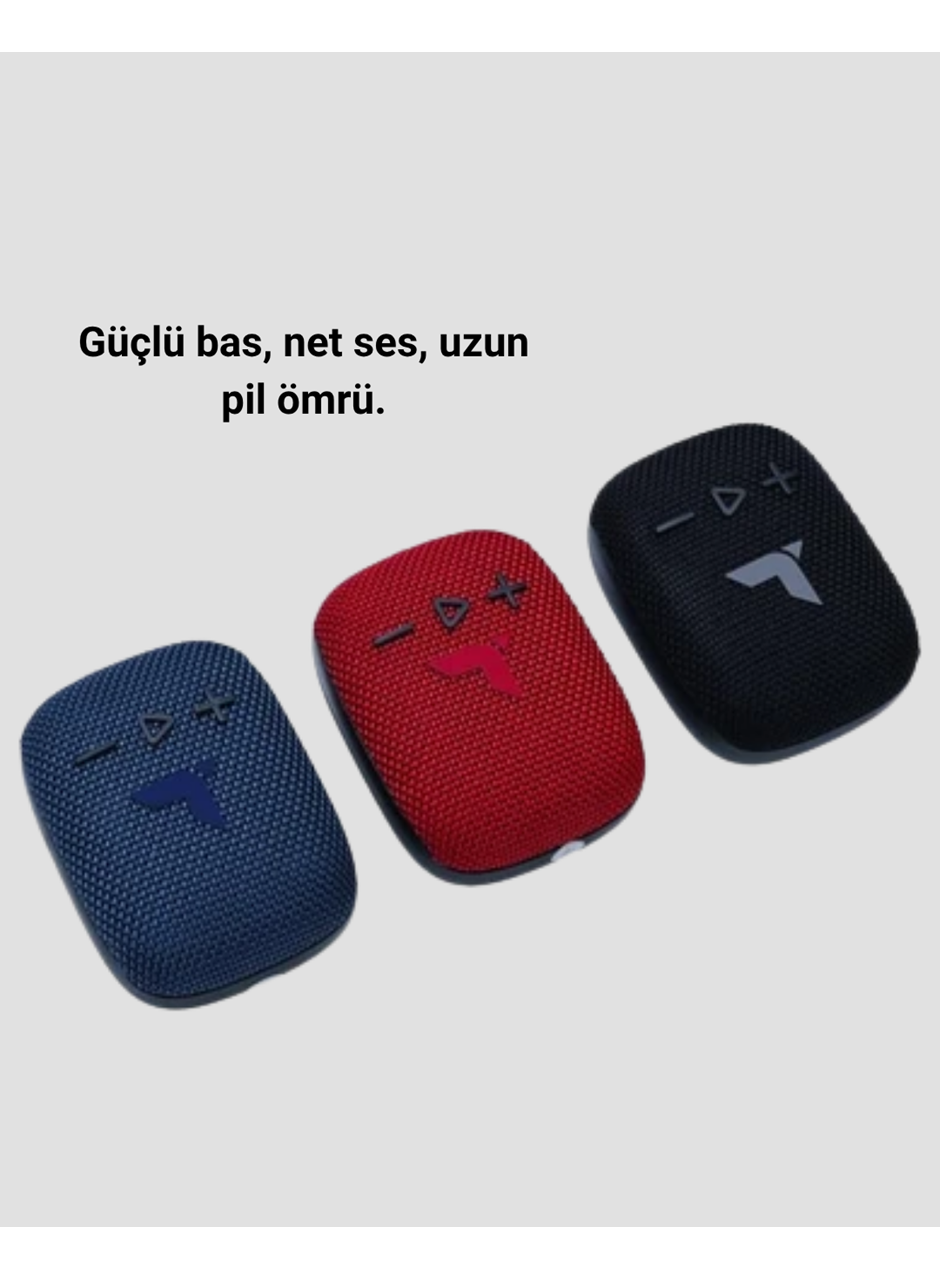 Taşınabilir Bluetooth Hoparlör Suya Dayanıklı Kumaş Kaplama