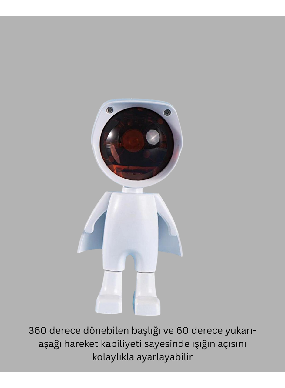 USB Şarjlı Taşınabilir Gün Batımı Projektör Lambası