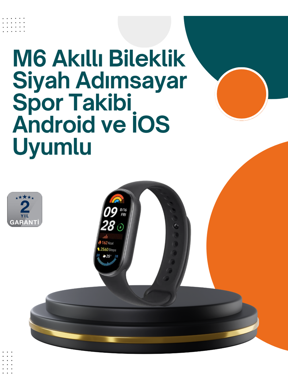 iOS ve Android Uyumlu Akıllı Bileklik – Çok Fonksiyonlu Kullanım