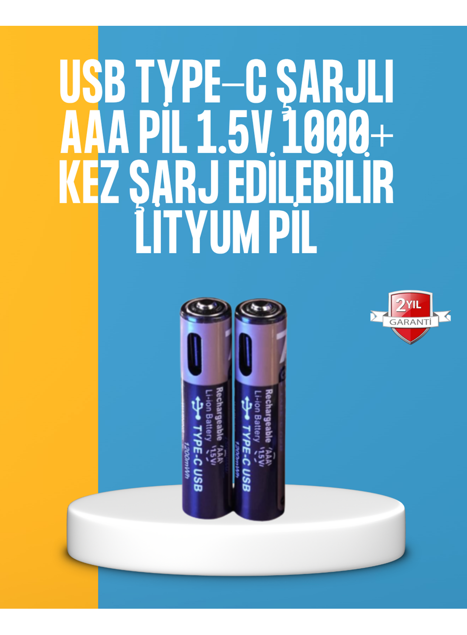 Lityum AAA Pil – Düşük Enerji Tüketen Cihazlar İçin Maksimum Dayanıklılık