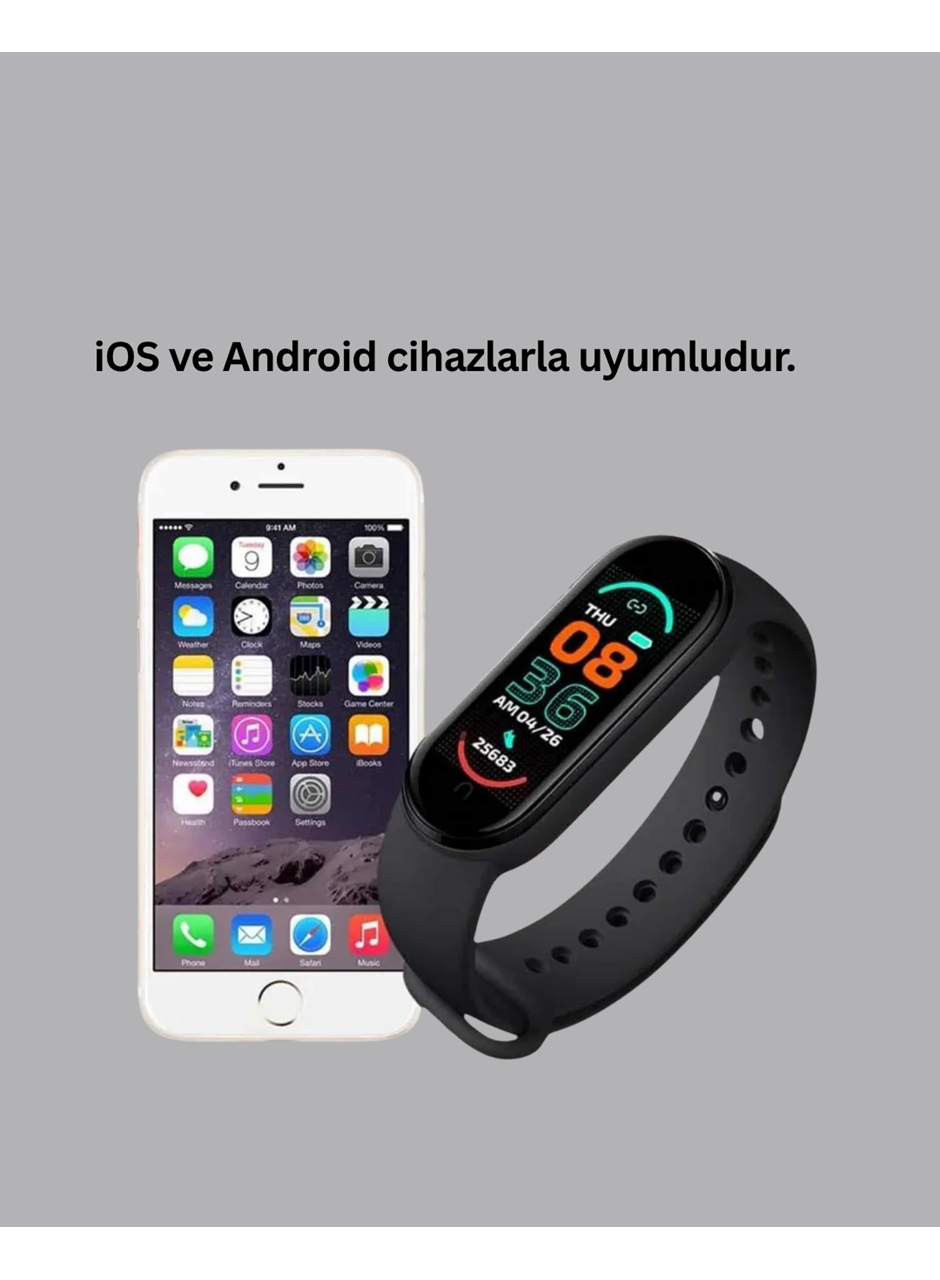 uzun şarjlı Spor Akıllı Saat – Adımsayar ve Nabız Ölçer Özellikli