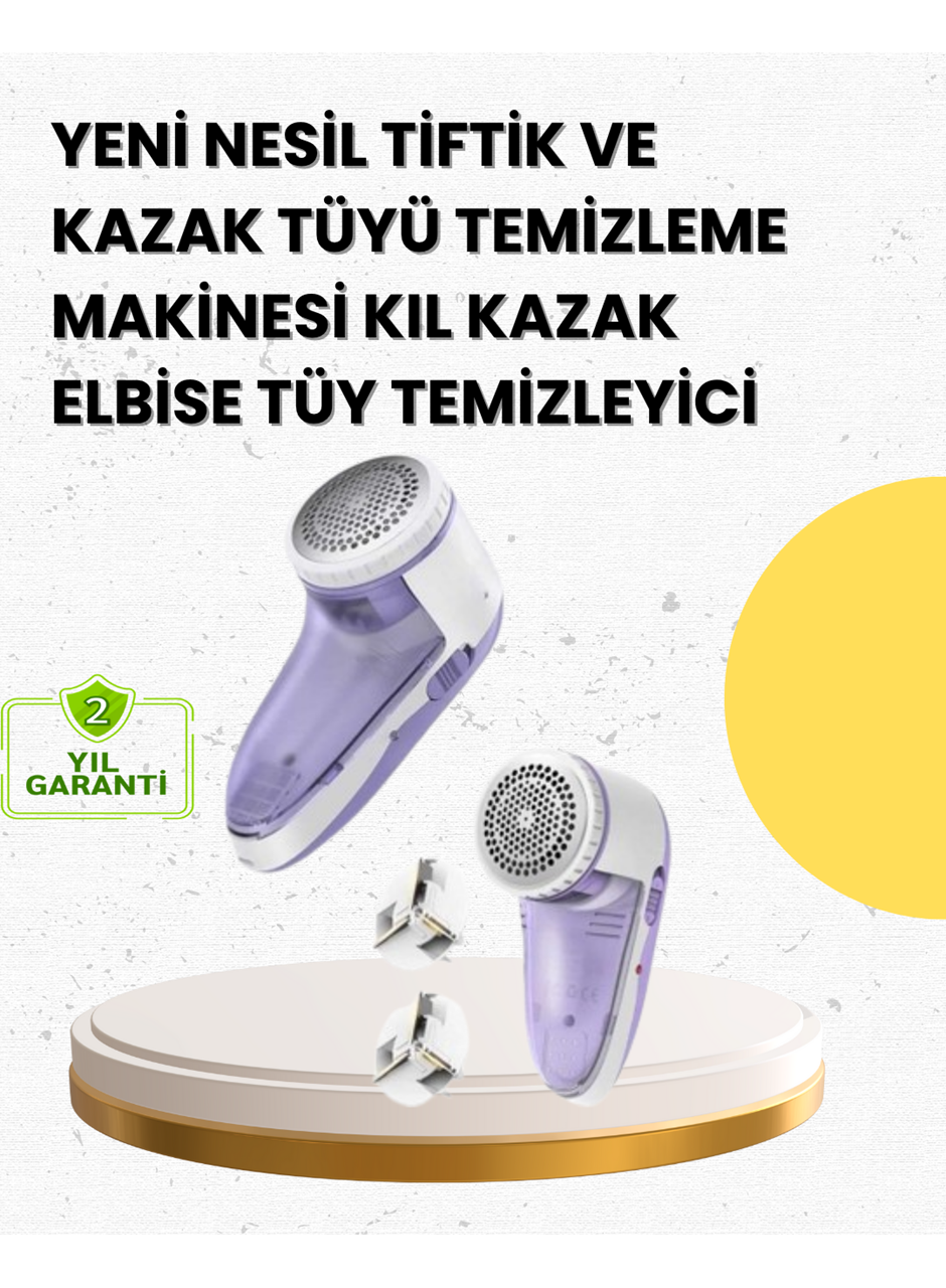 Tiftik ve Tüy Toplama Cihazı – 200ml Hazne, Kompakt Boyut