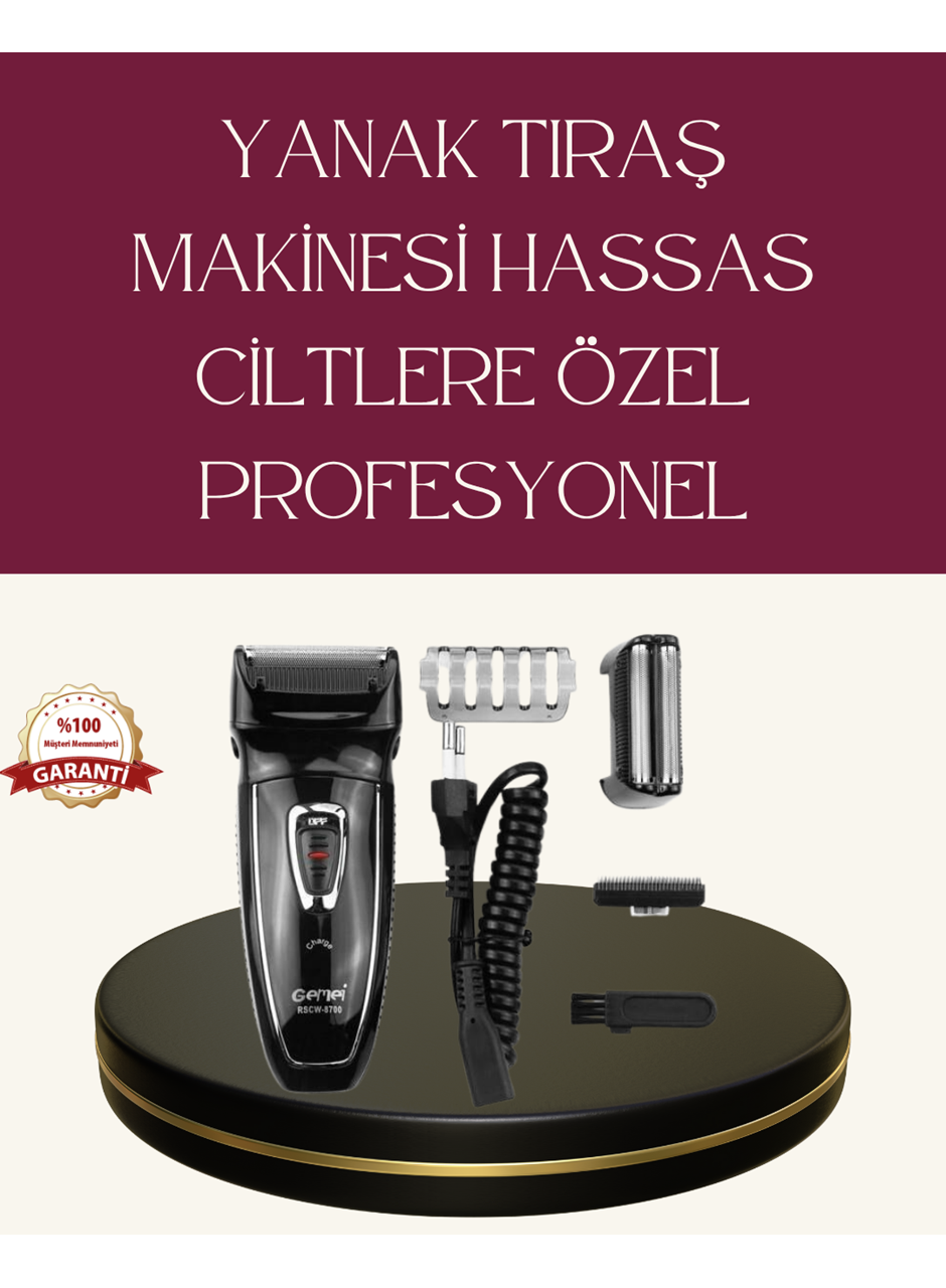 Erkekler İçin Folyo Başlıklı Tıraş Makinesi