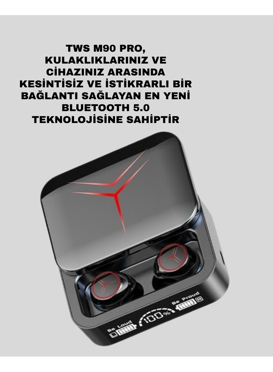 Bluetooth 5.3 Kablosuz Kulaklık – Dokunmatik Kontrol ve IPX6 Su Geçirmezlik