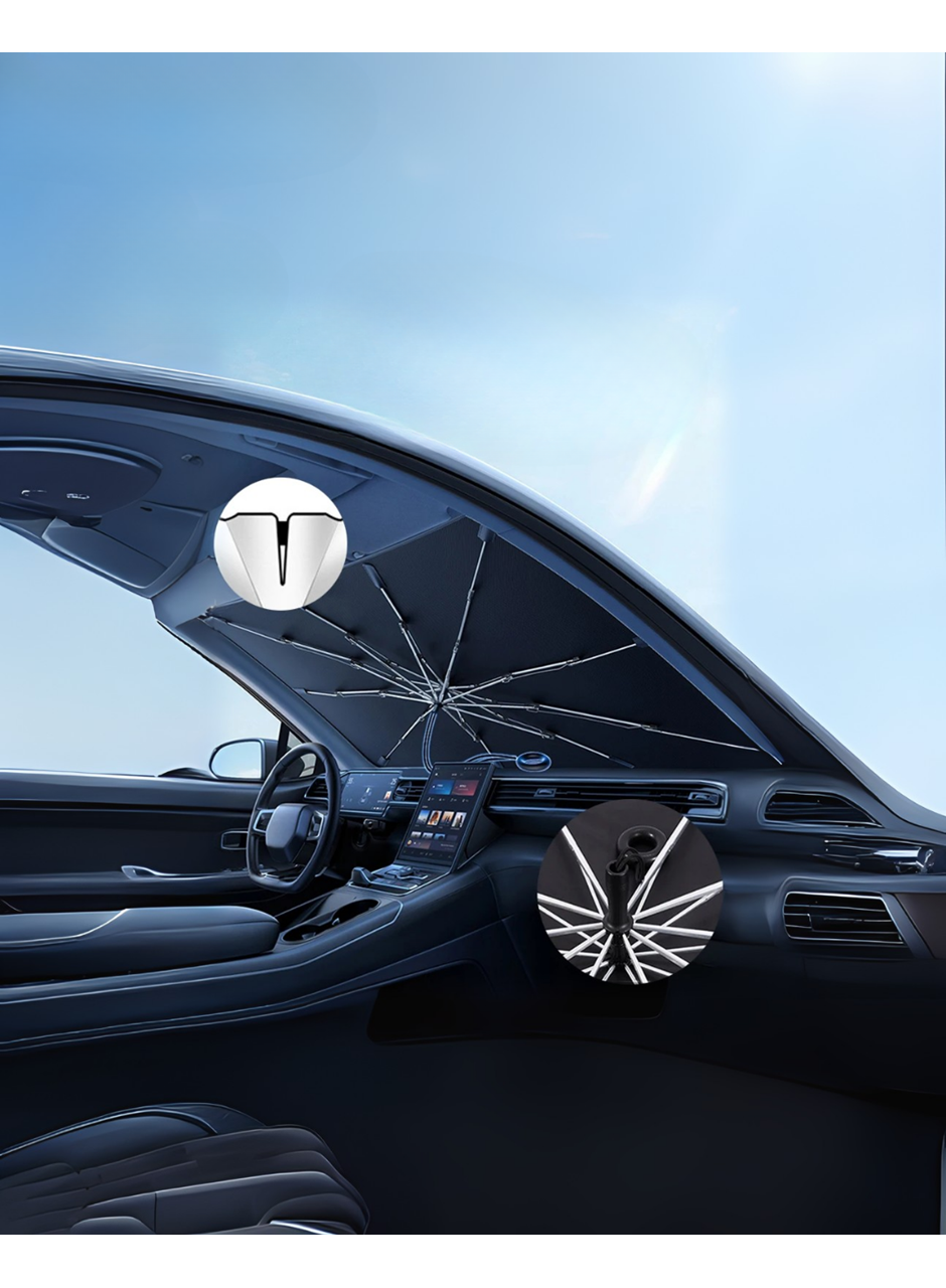 Citroen C3 Aircross, Peugeot 3008, Skoda Kamiq, Seat Ateca, Hyundai Kona Uyumlu Oto Şemsiye