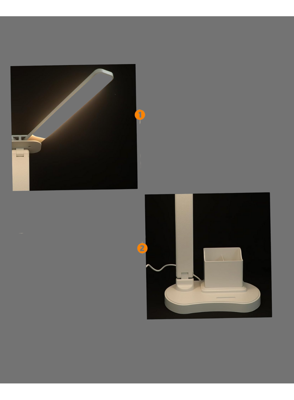 Göz Koruyucu LED Okuma Lambası | Titreşimsiz Işık, Kalemlik ve Stand Fonksiyonlu