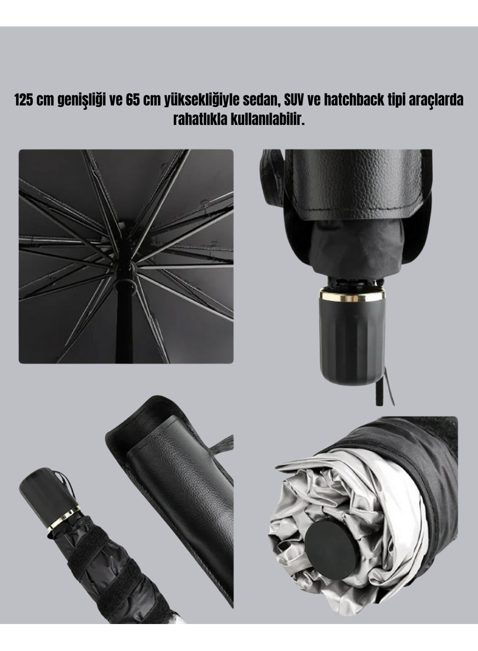 Dayanıklı UPE Alaşımlı Şemsiye Tipi Araç Güneşliği - Kolay Katlanır