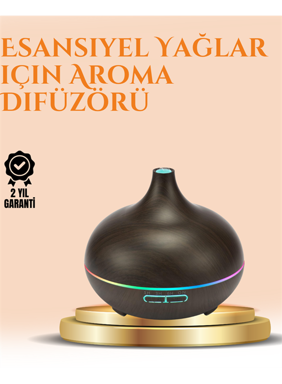 550 ml Ultrasonik Yağ Difüzörü ve Soğuk Buhar Nemlendirici