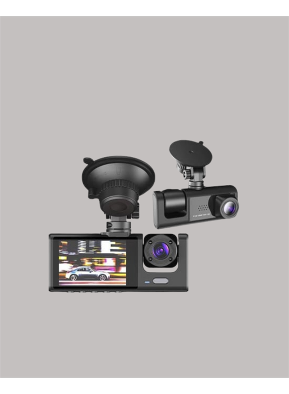 TA-01 1080P Ön 720P Arka ve İç Kamera Sistemli DVR