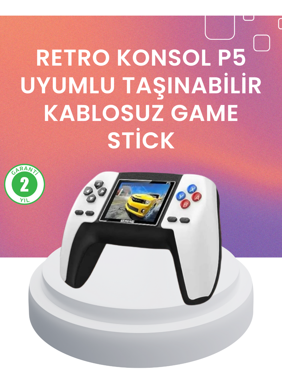 Kompakt Retro Oyun Konsolu | P5 GamePad ile Eski Günlere Dönün