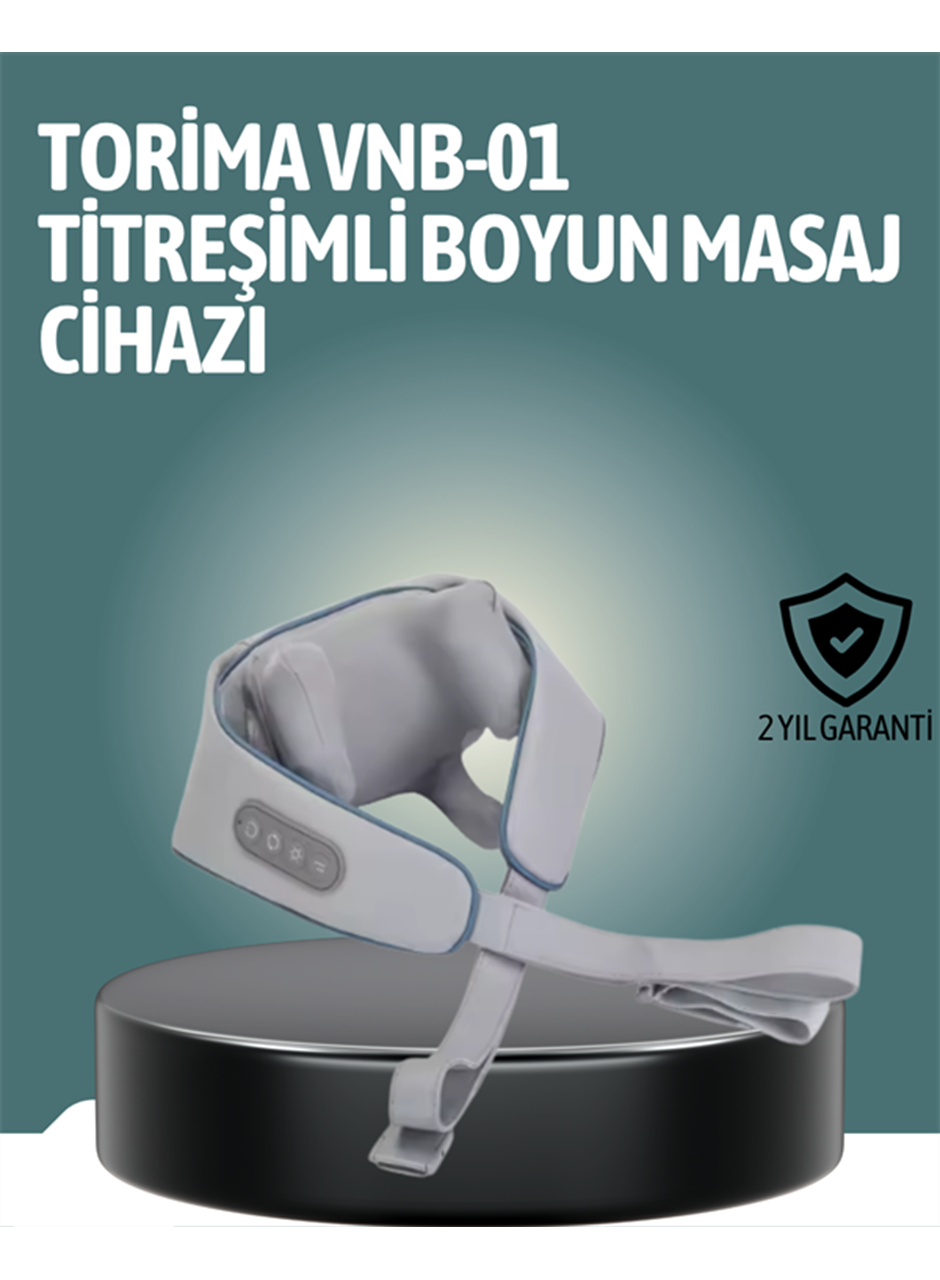 VNB-01 Şarjlı Isıtmalı Boyun ve Omuz Masaj Cihazı