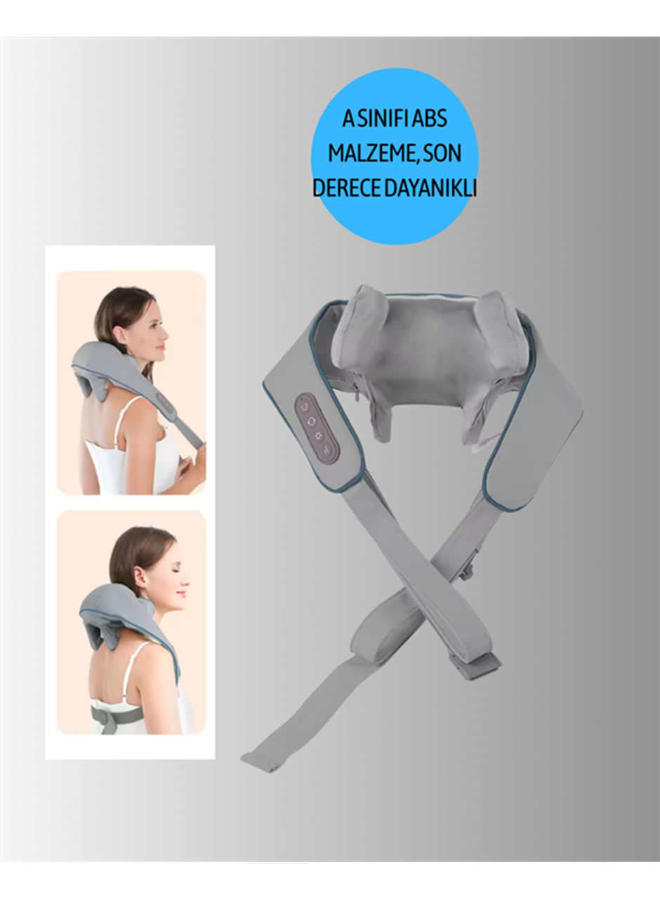 VNB-01 Şarjlı Isıtmalı Boyun ve Omuz Masaj Cihazı