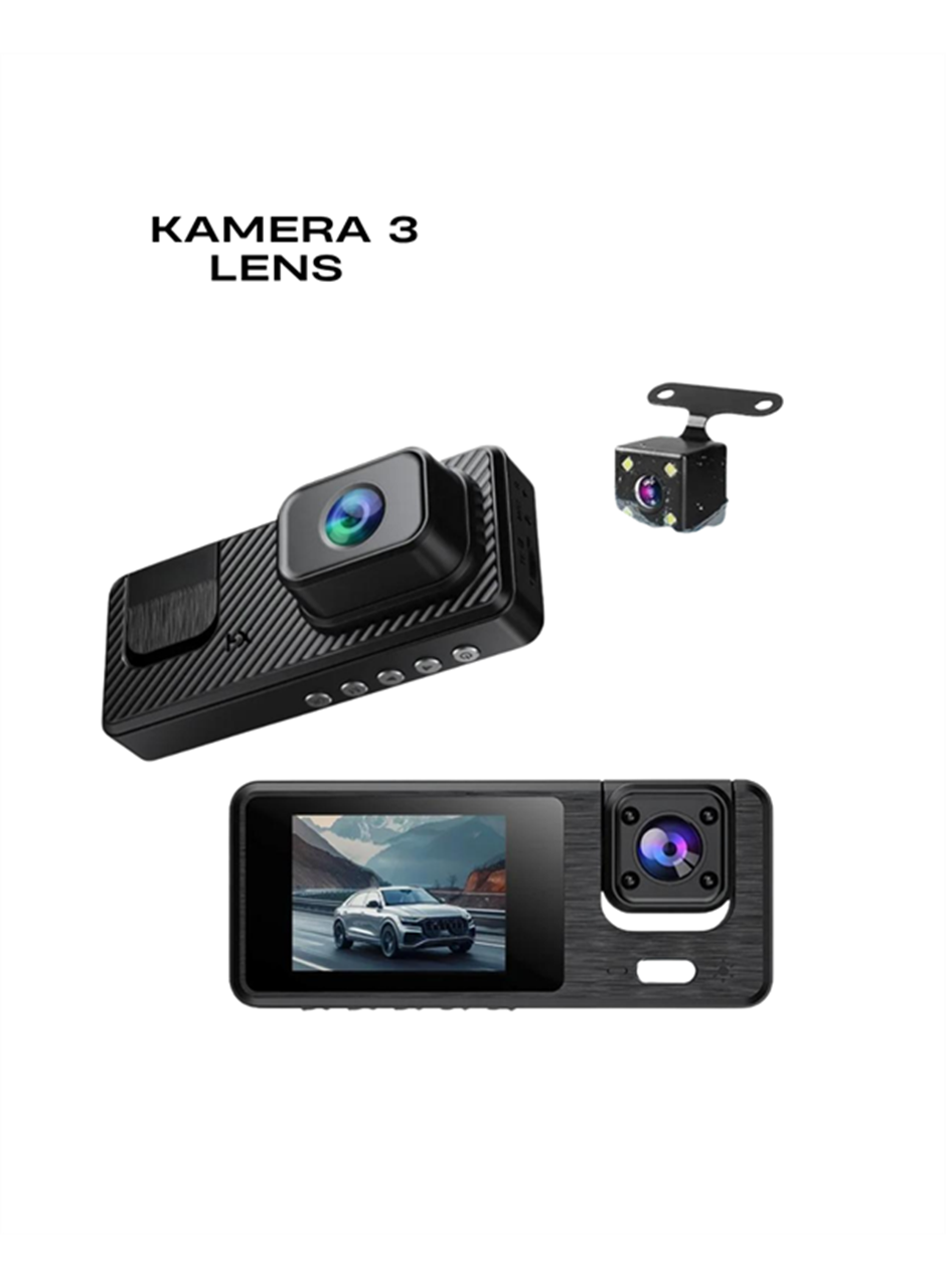 1080P 3 Kameralı Araç DVR -Q301