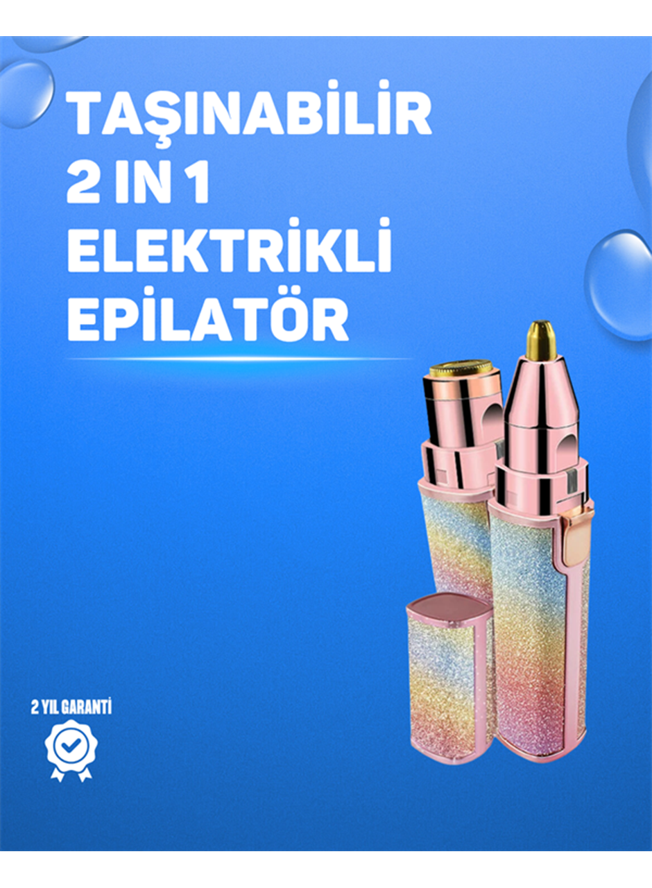 Kaş ve Yüz Epilation Aleti – Kolay Kullanımlı, Portatif Shaver USB Şarjlı