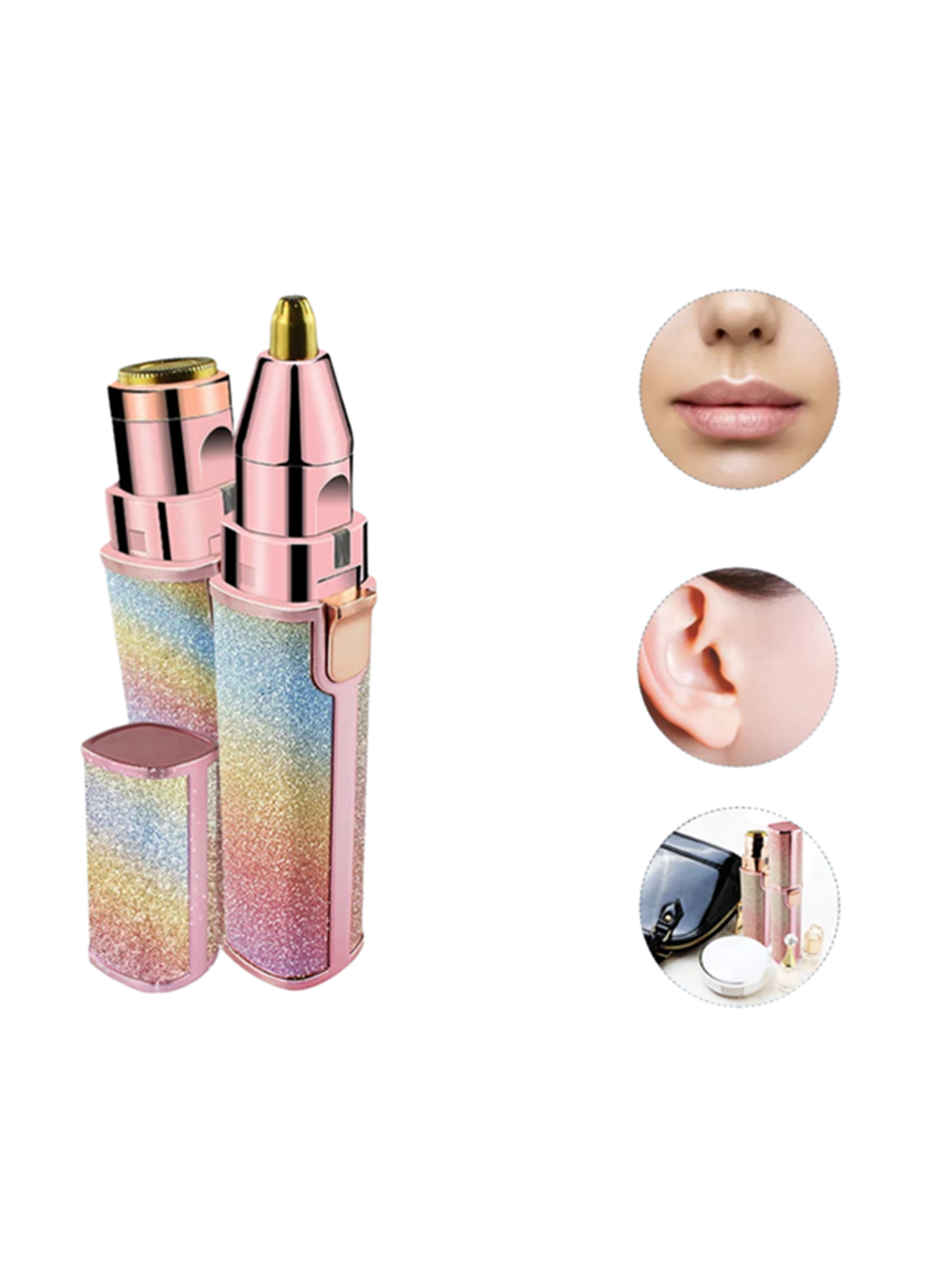 Paslanmaz Çelik Bıçaklı USB Epilatör – Kaş, Üst Dudak ve Çene Tüy Temizleyici