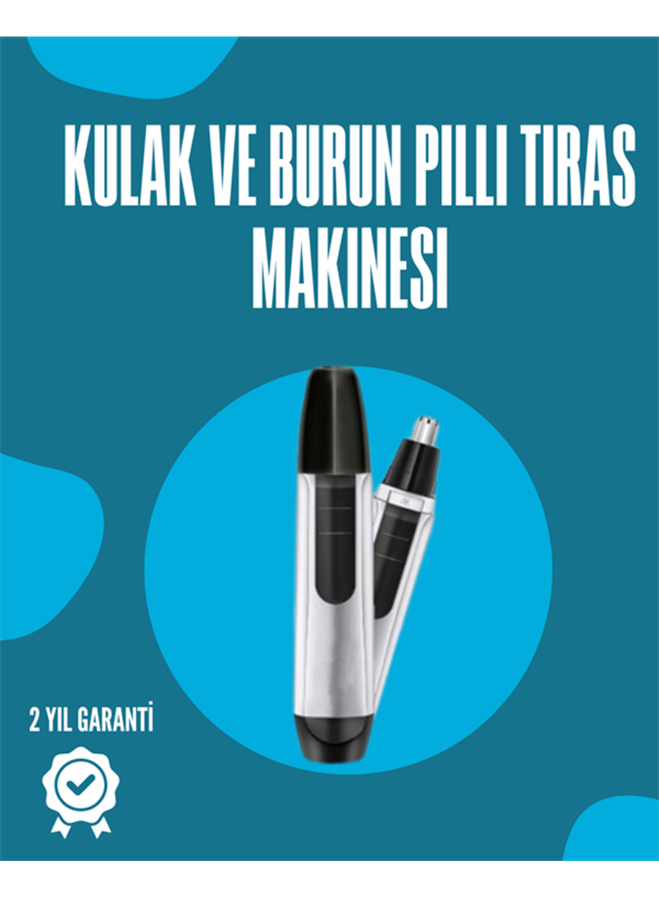 Pil ile Çalışan Kulak, Burun ve Kaş Tımar Cihazı