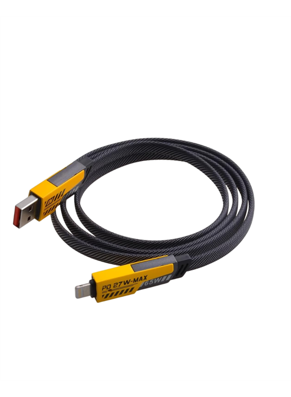 USB-C ve Lightning Uyumlu 4'ü 1 Arada Kablo – 65W Hızlı Şarj, Örgülü Dayanıklı Yapı